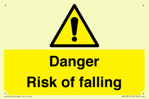 Danger Risk of falling